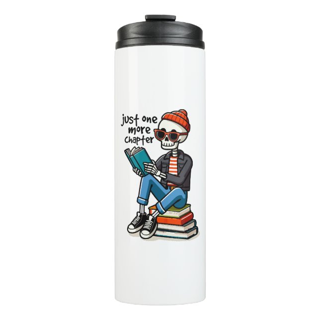 Just One More Chapter Thermal Tumbler (Front)