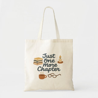 Just One More Chapter Tote Bag  