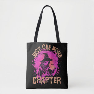 Just one more chapter tote bag