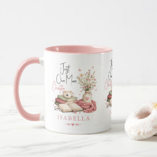 Just One More Chapter Wildflower Book Reader Mug