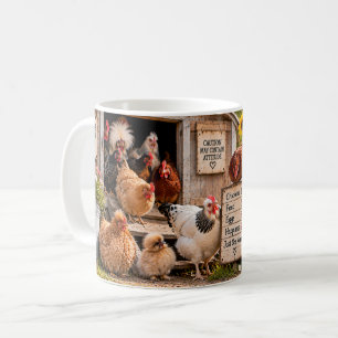 Just One More Chicken Funny Farm Mug