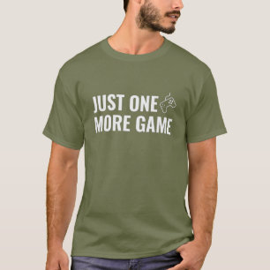 Just One More Game – Gamer Shirt für Herren