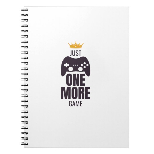 Just one more game notebook (Front)