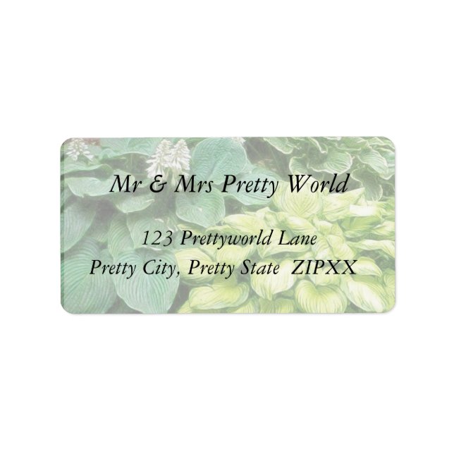 Just One More Hosta! Label (Front)