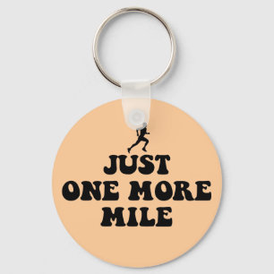 Just one more mile key ring