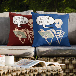 Just one more page book reader books lover cushion