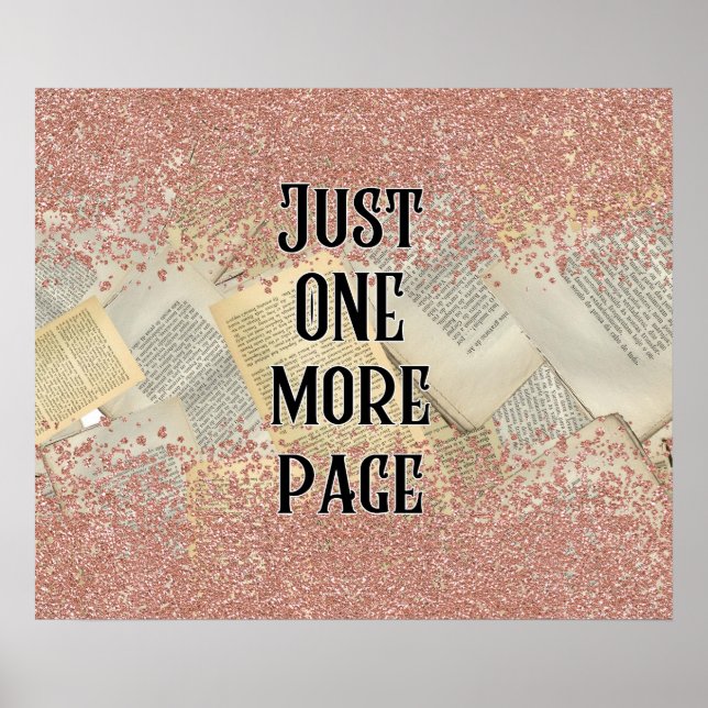 Just one more page poster (Front)