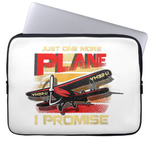 Just One More Plane I Promise Laptop Sleeve