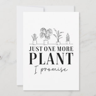 Just One More Plant Thank You Card