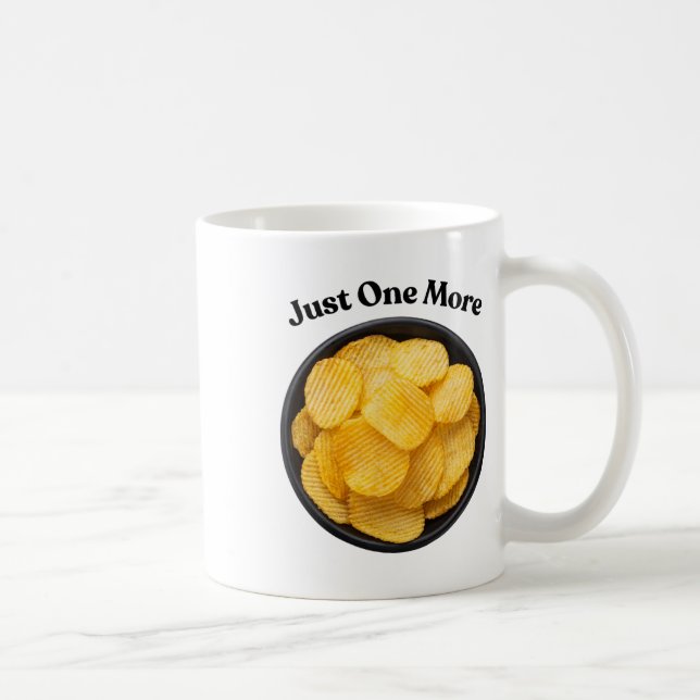 Just One More Potato Chip - Can't Resist  Coffee Mug (Right)