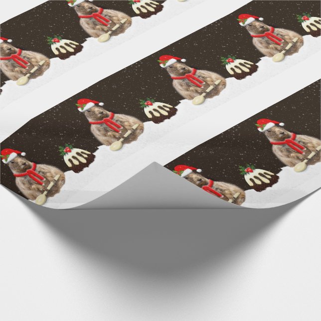Just One More Pud Wrapping Paper (Corner)