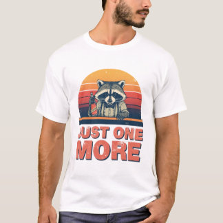 Just One More Raccoon Bartender Shirt