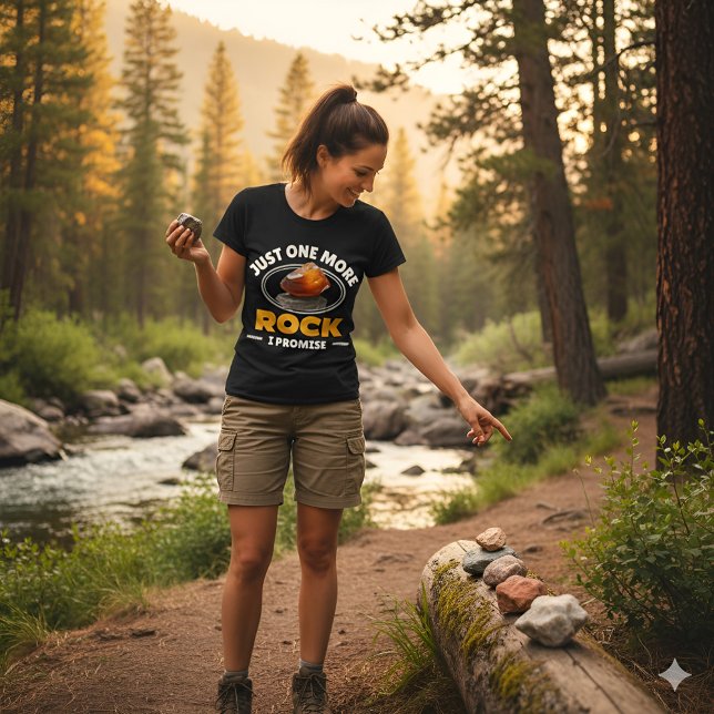 Just One More Rock I Promise - Rocks Collecting T-Shirt (Creator Uploaded)