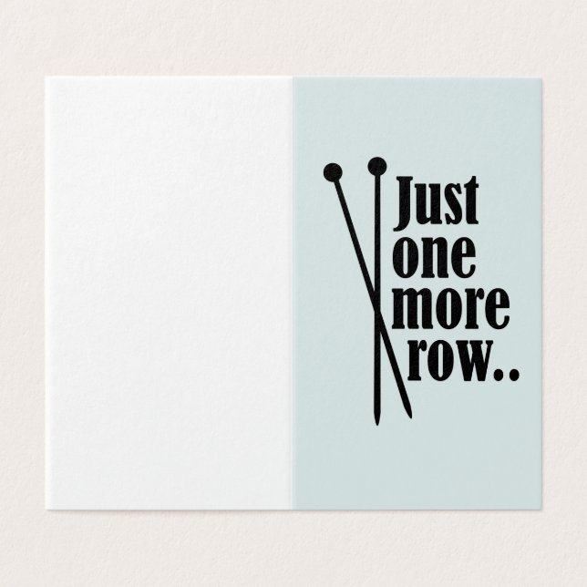 Just one more row -  (Outside Unfolded)