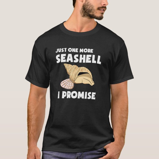 Just One More Seashell I Promise Diver Beach   T-Shirt (Front)