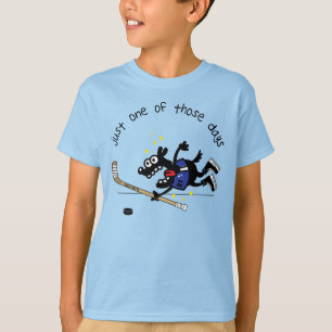 Just One of Those Days Hockey Dog T-Shirt