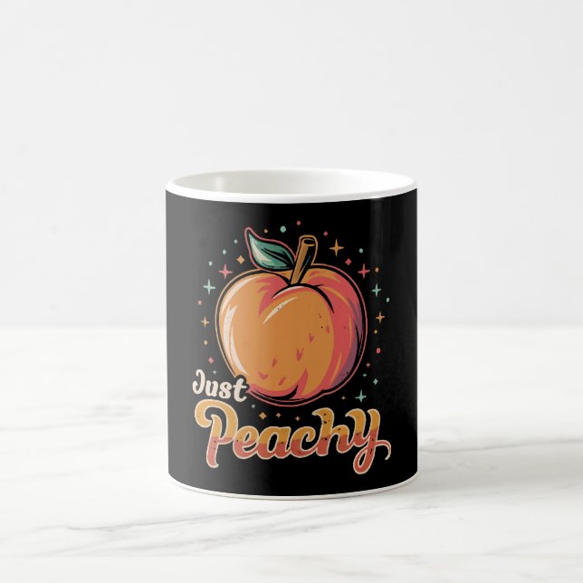 Just peachy! coffee mug (Center)