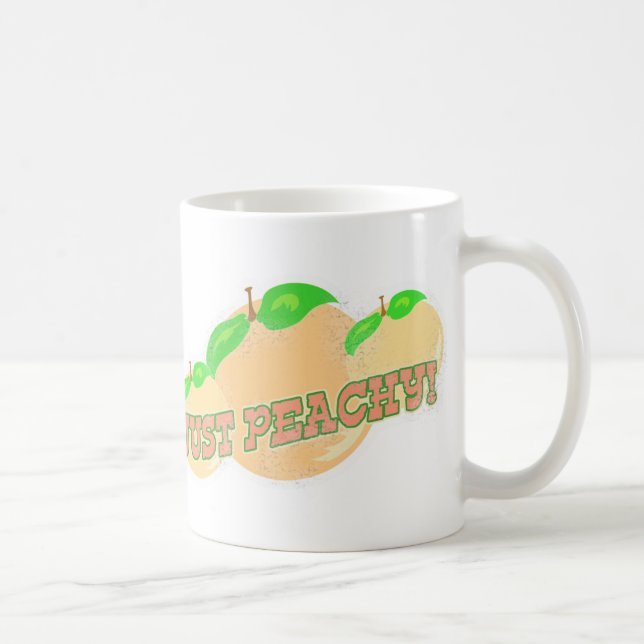 Just peachy coffee mug (Right)
