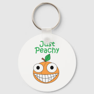 Just Peachy Keychain