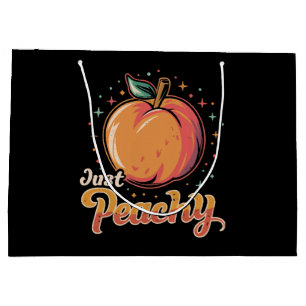 Just peachy! large gift bag