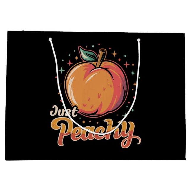 Just peachy! large gift bag (Back)