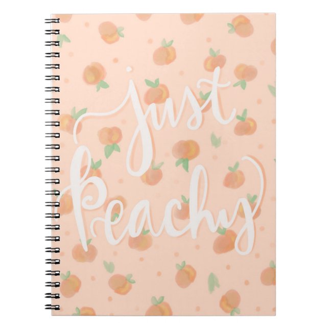 Just peachy notebook (Front)