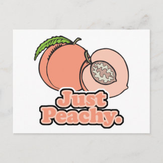 Just Peachy Peach Postcard