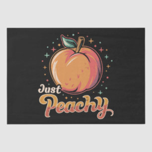 Just peachy! tissue paper