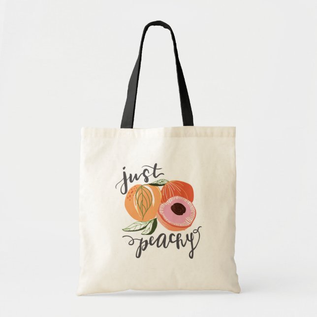 Just Peachy Tote Bag (Front)