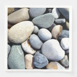 Just Pebbles Natural Colourful Cool Stone Deco Napkin