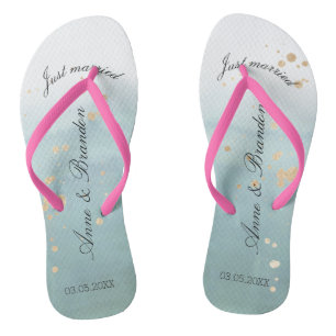 just personalizable flip flops