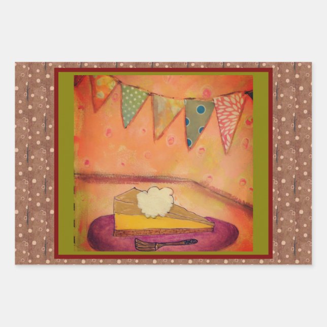 Just Pie  Wrapping Paper Sheet (Front)