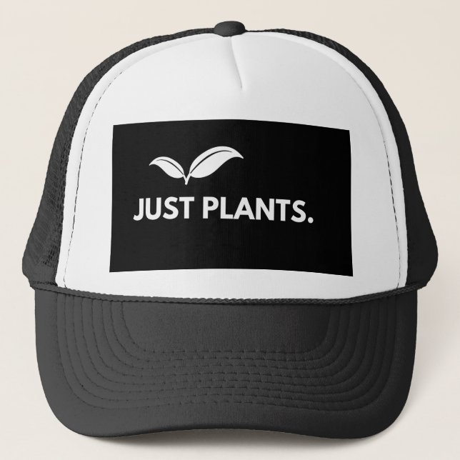 JUST PLANTS TRUCKER HAT (Front)