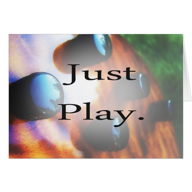 Just Play music design with tiger bass background (Front Horizontal)