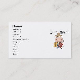 Just Read Business Card