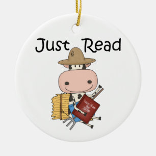 Just Read Ceramic Tree Decoration