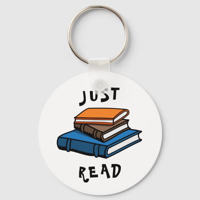 Just Read Key Ring (Front)