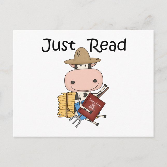 Just Read Postcard (Front)
