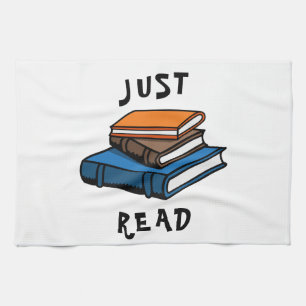 Just Read Tea Towel