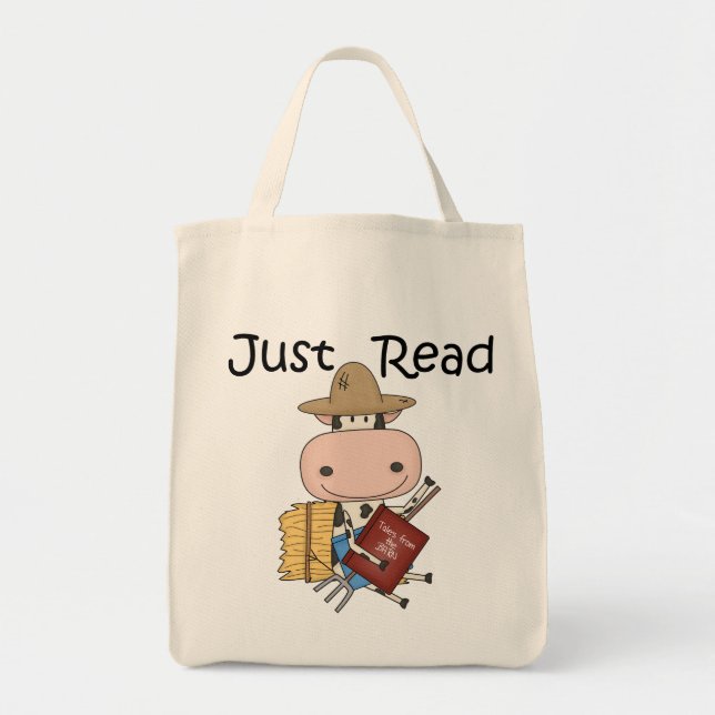 Just Read Tote Bag (Front)