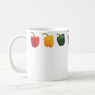 Just Really Like Bell Peppers Yellow Red Green Pep Coffee Mug