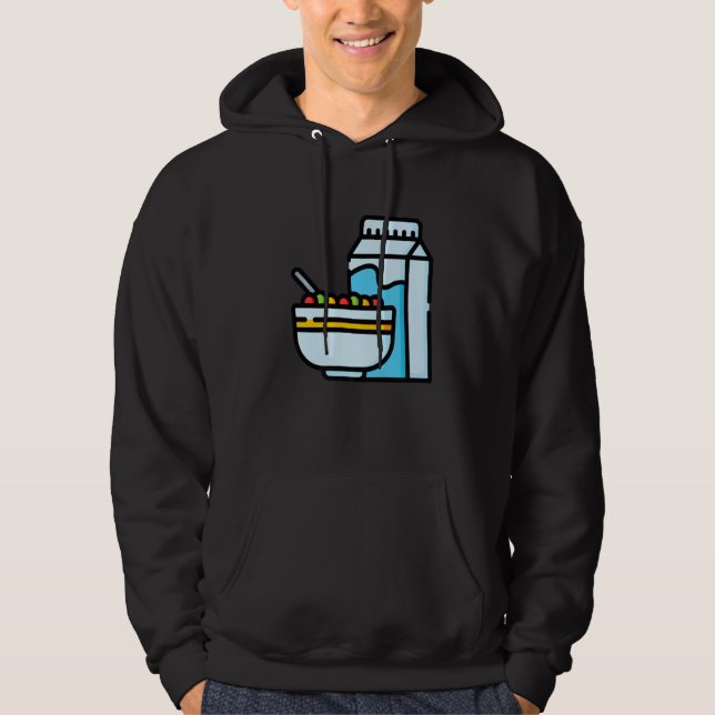 Just Really Like Breakfast Cereal OK Cereal   1 Hoodie (Front)
