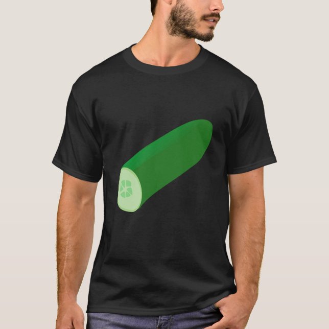 Just Really Like Cucumbers Cucumber Pickle Vegetab T-Shirt (Front)