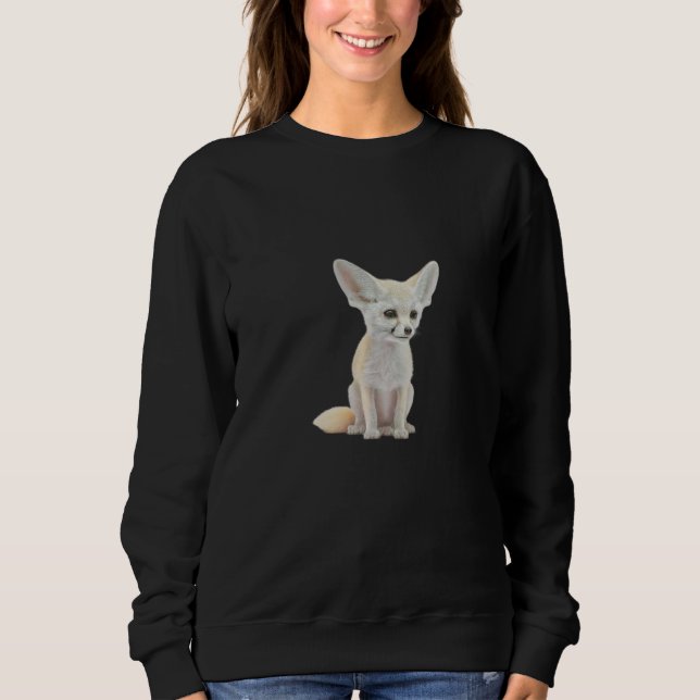 Just Really Like Fennec Foxes Fennec Fox Premium Sweatshirt (Front)