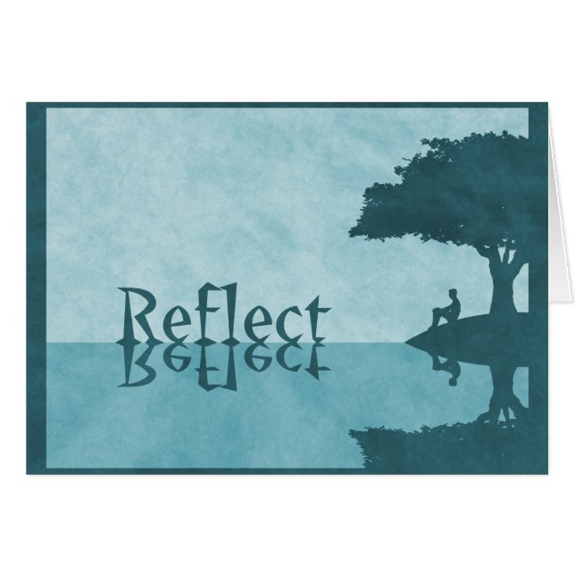 Just Reflect Card (Front Horizontal)