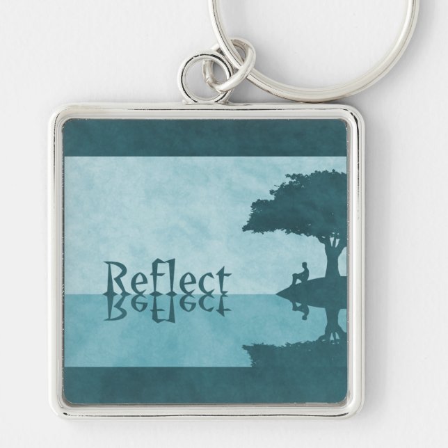 Just Reflect Keychain (Front)
