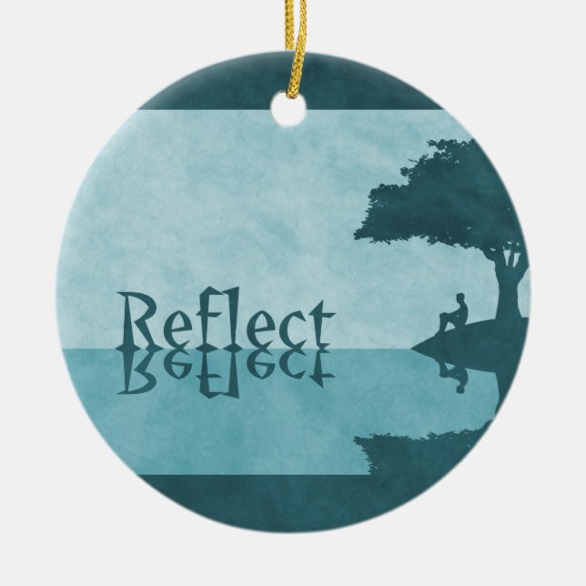 Just Reflect Ornament (Front)
