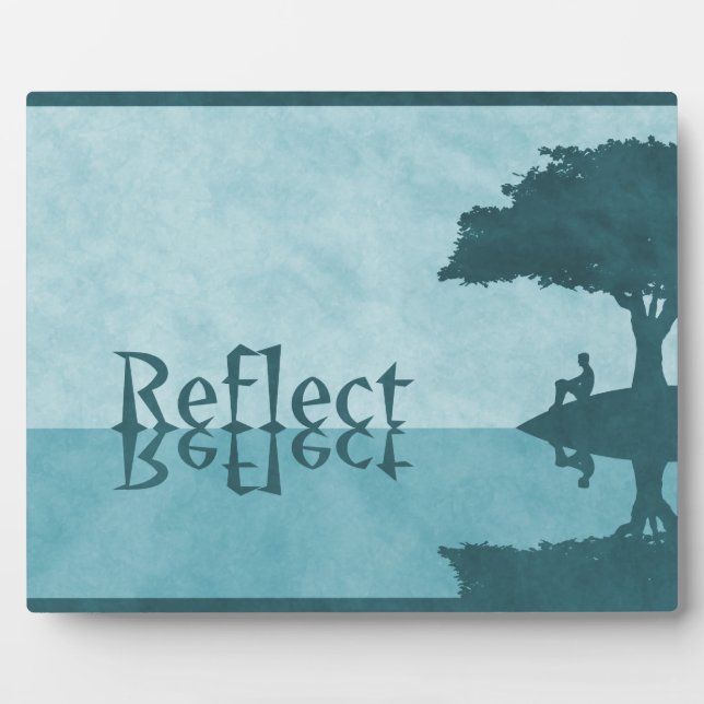 Just Reflect Photo Plaque (Front)