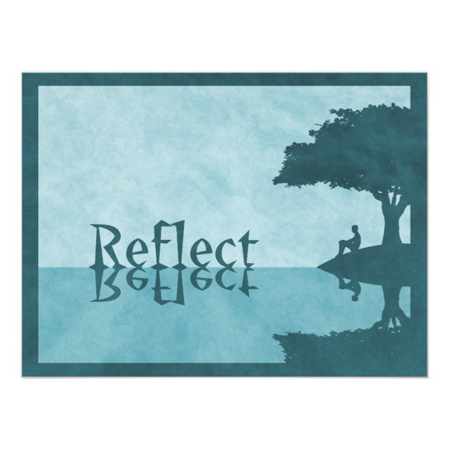 Just Reflect Photo Print (Front)