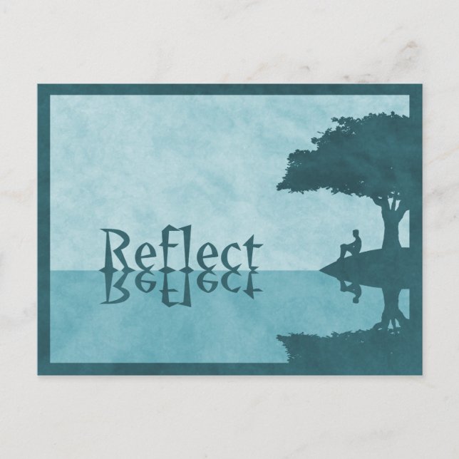 Just Reflect Postcard (Front)